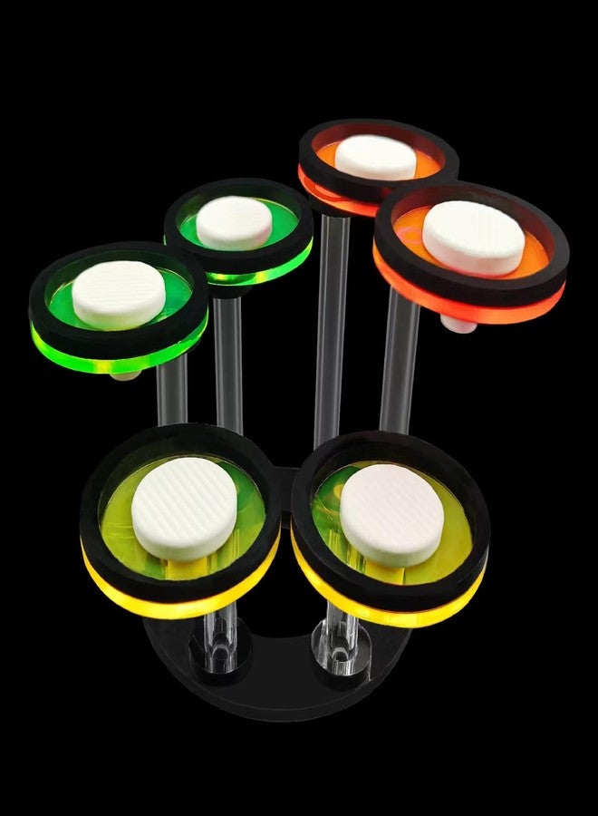 Saricho coral frag holer,Ring, set of six pillars with six round coral bases with legs, YGSHJ-XY6Z-1P - Image 3